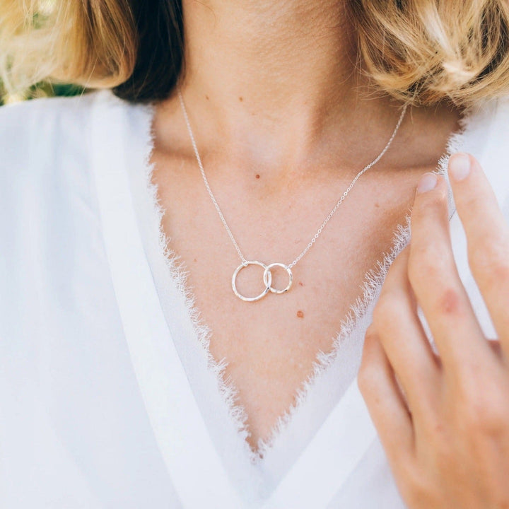 Forever Connected Two-Link Necklace - “Best Friend Ever”