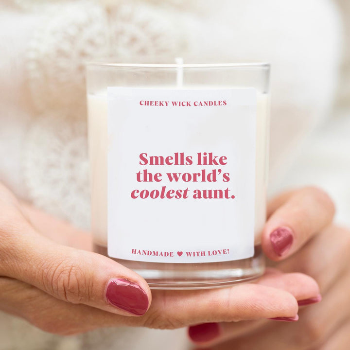 Smells Like The World's Coolest Aunt Candle Gift