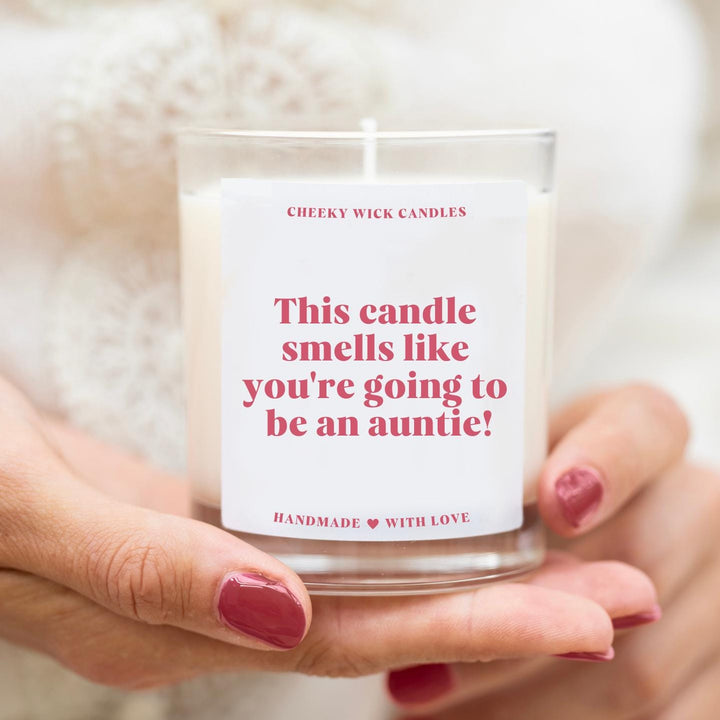 Smells Like You're Going to be an Aunt Candle Gift