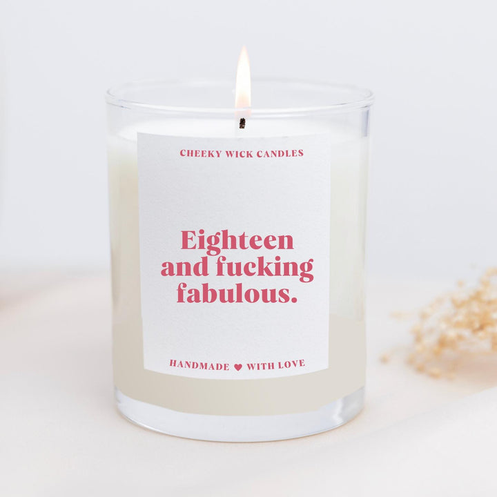 Eighteen and Fucking Fabulous Birthday Candle